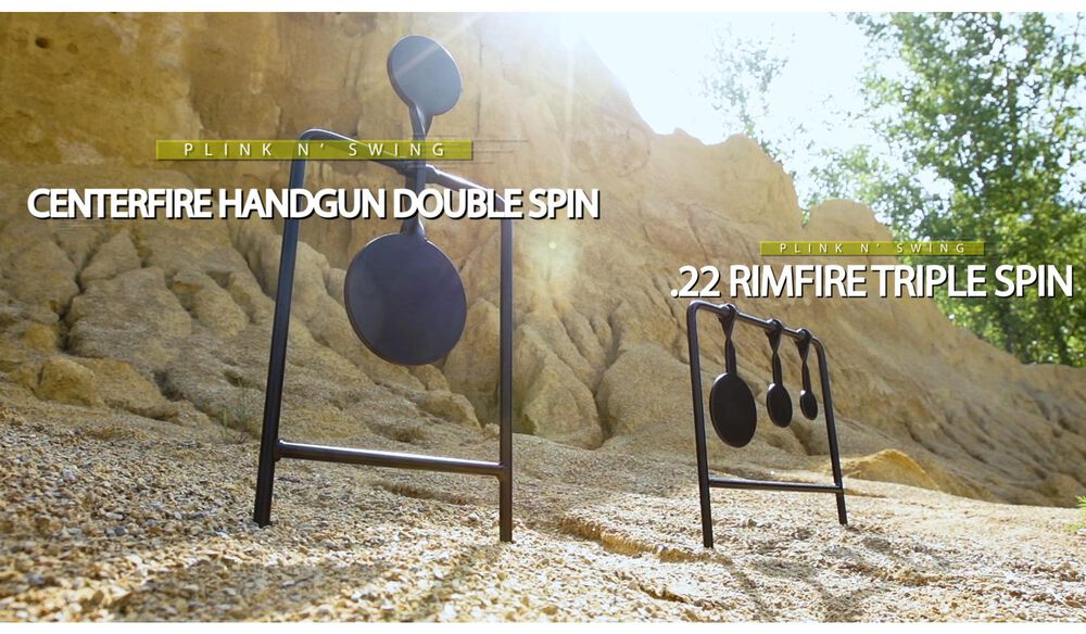 Triple Spin .22 Rimfire Swinging Target